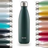 Blumtal® Trinkflasche Edelstahl Charles - Thermosflasche 750 ml - BPA-freie Thermo...
