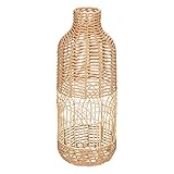 Atmosphera - Vase Lour Rattan - H55 cm - Naturholz