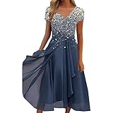 Generic Damen Kleider Spitzenkleid Chiffon Cocktailkleid Festliches Ballkleid...