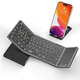seenda Faltbare Bluetooth Tastatur mit Touchpad, Wiederaufladbare Kabellose Klappbare...