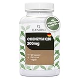 Bandini® Coenzym Q10 | 120 hochdosierte Kapseln mit 200 mg pro Kapsel | Hochwertiges...