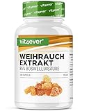 vit4ever Weihrauch Extrakt - 240 vegane Kapseln - 1000 mg pro Tagesportion - Mit 85%...