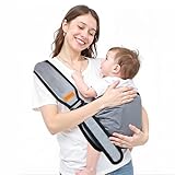 Babytrage, leichte und atmungsaktive Babytrage Seitlich, ergonomisches Design,...