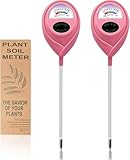 MEPHILIMIA® Boden Feuchtigkeitsmesser für Pflanzen - [PINK+PINK] - Keine...