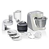 Bosch Küchenmaschine Serie 4 MUM58L20, Edelstahl-Schüssel 3,9 L, Mixer 1,25 L,...