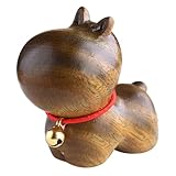 HAMPPLIES Miniatur Holz Statue Handgefertigt Tragbar Einzigartiges Design Dekorativ für...