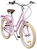 Actionbikes Kinderfahrrad Retrostar 20 Zoll - Kinder Fahrrad für Mädchen - Von 6-9...
