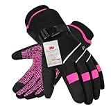 BIKINGMOREOK Winterhandschuhe Wasserdicht -30°F 3M Thinsulate Skihandschuhe...