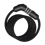 ABUS Spiralkabelschloss Star 4508C/150 - Zahlenschloss aus 8 mm starkem...