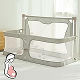 3 in 1 Babywiege, Beistellbett für Babys, tragbares Babybett, Kinderbett Babybett...