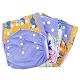 ibasenice 3St Umweltfreundliche Stoffwindeln Toilettenhose für Kleinkinder Digitaldruck...