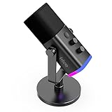 FIFINE XLR Gaming Mikrofon für Streaming Podcast Studio, USB Dynamisch...