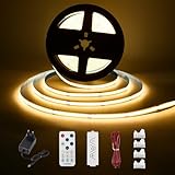 Enteenly LED Strip Warmweiss 3 Meter, Unterbauleuchte Lichtleiste Küche Unter Kabinett...