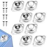 Mipcase Rollenkugellager - 8 Stück Kugellagerrollen 360 Rotationskugelrollen Mit...