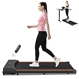 Walking Pad Laufband Schreibtisch für Zuhause und Büro, 1-8 km/h Geschwindigkeit, 550W...