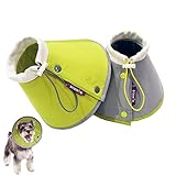 2 Stück Halskrause Hund Leckschutz, Weich Schutzhalsband Kegelhalsbänder, Verstellbar...