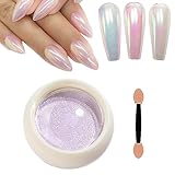 Chrome Nail Powder Glazed Donut Nail Powder Chrome Puder NäGel, Nagelpuder Set...