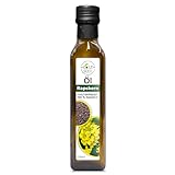 Health Seed® Ungefiltert Rapskernöl - 100% Rein Kaltgepresst Glasflasche - Frisch vom...