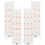 JKOKPMG 540 LEDs Pflanzenlampe, LED Vollspektrum, 4 Stück Pflanzenleuchte, Pflanzenlicht...