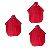 OWLKAY 3 x Regenponcho, Regenmantel, Poncho, Fahrradponcho, Reiten, Regenponchos,...