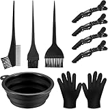 VARHHUXHA Haarfärbepinsel Set, 9 Stk Haare Färben Zubehör, Haar Färben Färbung Tool,...