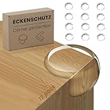 FUHOMI 24 Stücks Kantenschutz Baby Eckenschutz Baby Selbstklebend Transparent...