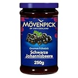 Mövenpick Gourmet-Frühstück Schwarze Johannisbeere, Premium Fruchtaufstrich,250 g