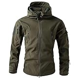 CGUOHU Wanderjacke Winter Softshell Wasserdichte Fracht Jacken Männlichen Hoodie Mantel...