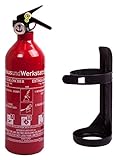 Aluminium 1kg ABC Autofeuerlöscher 'Pia' Manometer Halterung...