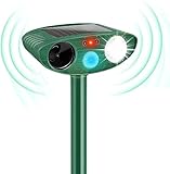 Katzenschreck Ultraschall, Marderschreck Katzenschreck für Garten, Wasserdicht Solar...