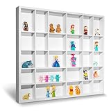 Creative Deco Weiße Setzkasten Holz Sammelbox Holztablett 28 Fächer | 44,5 x...