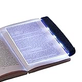 HERCHR Leselampe LED Buchlampe Light Panel Book Light Buchlicht Leselicht mit Abnehmbarem...