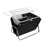 Yardwe Tragbarer Grill Zusammenklappbarer Herd Tischherd Mini-Grill Tischgrill...