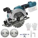 Akku Kreissäge Kompatibel mit Makita 18V Akku, Mini Handkreissäge mit 2...