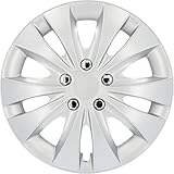 Cartrend 70279 Cartrend Radzierblenden-Set Storm' mit Chrommuttern; 4 teilig, 40,64 cm (...