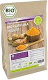 Kurkuma Pulver Bio 750g - höchste 3-5% Curcumin - Rohkost-Qualität -...
