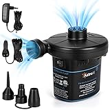 AstroAI AC/DC Elektrische Luftpumpe 2 in 1 Elektropumpe für Luftmatratze...
