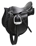 Kerbl Sattelset (Farbe schwarz, für Haflinger, Sattelgröße 17,5 Zoll, Kammerweite 34,5...
