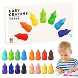 Waschbare Wachsmalstifte für Kleinkinder, Flaschenform, griffig, für Kinder, und...