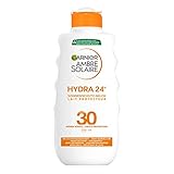 Garnier Sonnenschutzmilch mit LSF 30, Feuchtigkeitsspendende Sonnencreme mit Shea Butter...