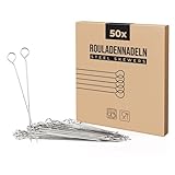 Van Henry Edelstahl Rouladennadeln Rouladenspieße 11 cm - Fleischnadel für...