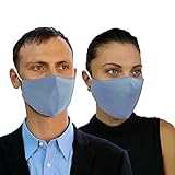 FLOWZOOM 2 Stk. Stoff-Masken | Mund und Nasenschutz | Mundschutz waschbar mit...