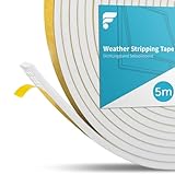 shinfly Dichtungsband Selbstklebendes 6mm(B) x 3mm(D)/5M(L) für Türen Fenster,...