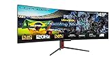 LC-Power LC-M49-DQHD-120-C-Q 49 Zoll (124,46 cm) QLED Curved Gaming Monitor...
