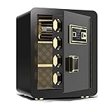 Sicherheits-Haussafe mit Dokumententasche, digitale Tastatur, LCD-Display, Innenschrank