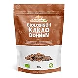 Rohe Kakaobohnen. 400g Bio-Kakaobohnen. Natürliche und reine Rohkost. Kakao...