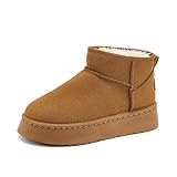 Rumkok Winterstiefel Damen Warm Gefüttert Schneestiefel Boots Winterboots...