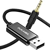 DuKabel USB Klinkenkabel USB A Stecker auf 3.5mm TRS Stecker Audio Aux Kabel mit...