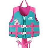 IvyH Schwimmjacke für Kinder, Schwimmende Badeanzug Schwimmjacke Neopren...