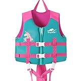 IvyH Schwimmjacke für Kinder, Schwimmende Badeanzug Schwimmjacke Neopren...